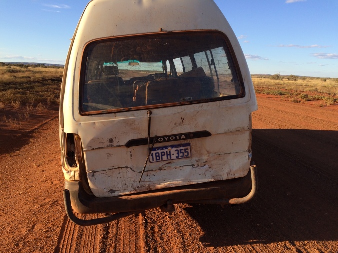 this van had to be seen to be believed - Brian could not believe it had actually made it the first 80kms before stopping!!